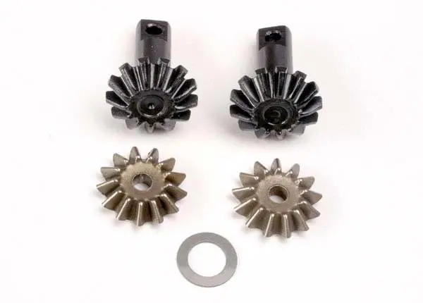 Traxxas 4982 Diff Gear Set: 13-T Output Gear Shafts (2)/ 13-T Spider Gears (2)/ Spider Shaft (1)/ 6X10x0.5Mm Ptfe-Coated Washer (1) 0.045 1