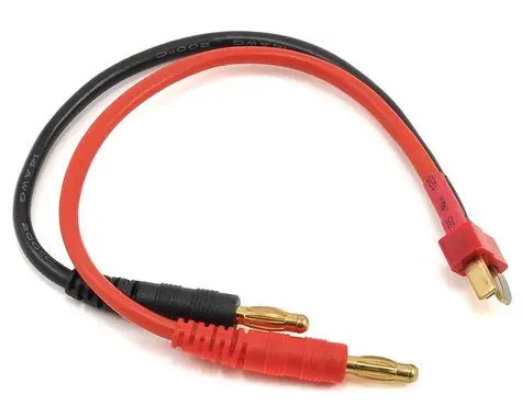 Protek Rc Ptk-5216  Heavy Duty T-Style Ultra Plug Charge Lead (Male To 4Mm Banana) 1