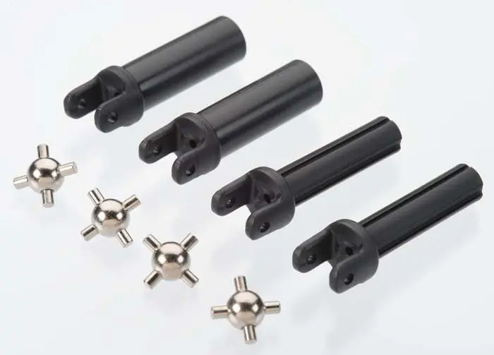 Traxxas 6759 Half Shafts, Heavy Duty (External Splined (2)/ Internal Splined (2))/ Metal U-Joints (4) 0.055 1