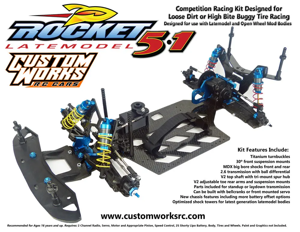 Custom Works 0717 Rocket 5.1 Kit For Late Model Or Modified 1