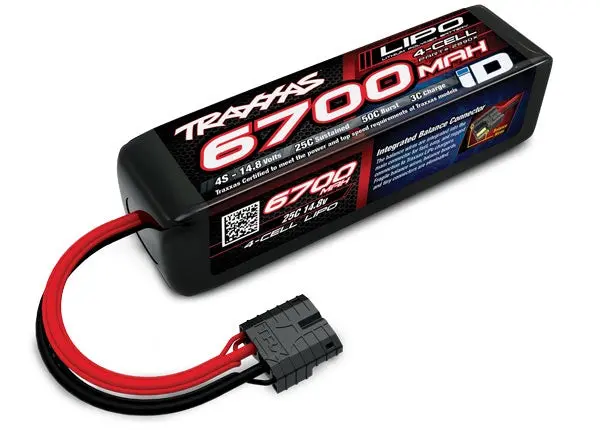 Traxxas 2890X - 6700Mah 14.8V 4-Cell 25C Lipo Battery 1