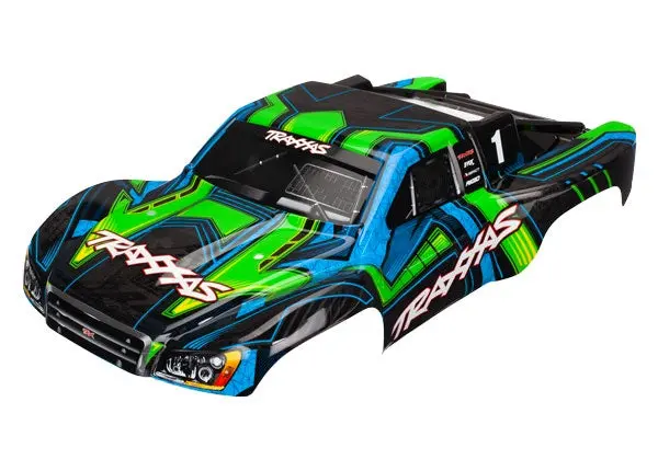 Traxxas 6844X - Body, Slash 4X4, Green And Blue (Painted, Decals Applied) 1
