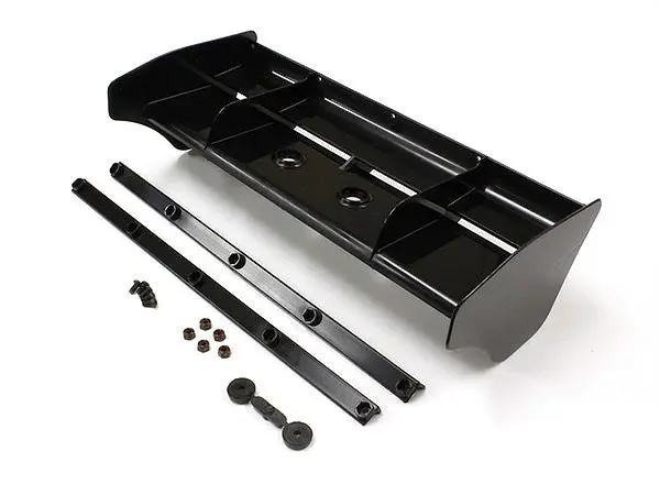 Kyosho Mp9 Tki4 1/8 Plastic Wing W/Wickerbills (Black) 1