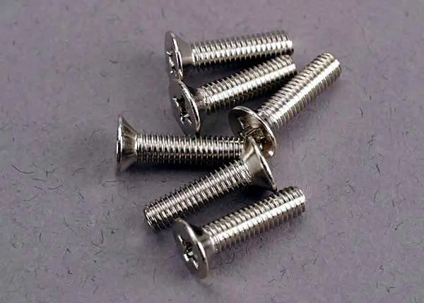 Traxxas 3178 - Screws, 3X12mm Countersunk Machine (6) 1