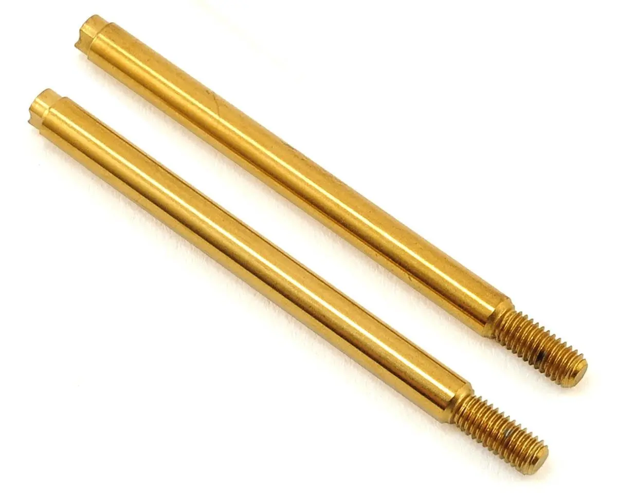 Tekno Tkr6704t Shock Shafts (Rear, Steel, Tini Coated, Eb410, 2Pcs) 1