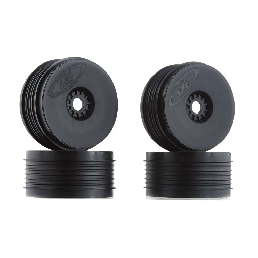 De Racing Der-Psb-8B "Speedline Plus" 1/8 Buggy Wheel (4) (Black).. 1