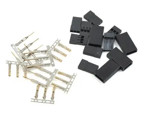 Protek Rc Ptk-5009 Jr Style Servo Connectors (4 Pair) 1