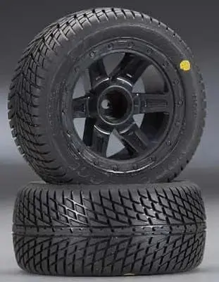 1102-11 Road Rage Street Tires Mounted 1/16 (2) 1