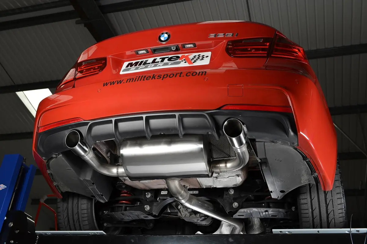 Milltek Resonated Catback Exhaust For Bmw 328I / 428I M Sport Automatic 1