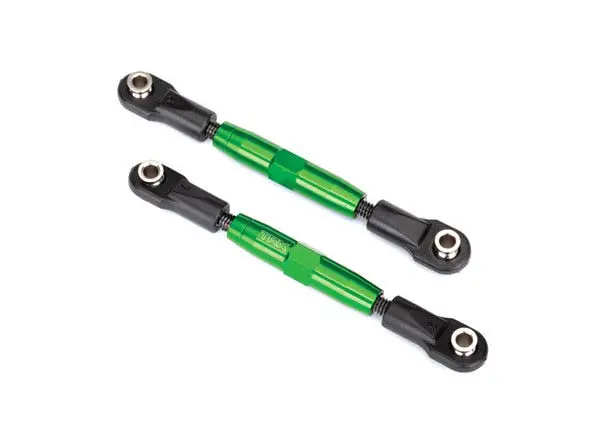 Traxxas 3643G Camber Links, Front (Tubes Green-Anodized, 7075-T6 Aluminum, Stronger Than Titanium) (83Mm) 1