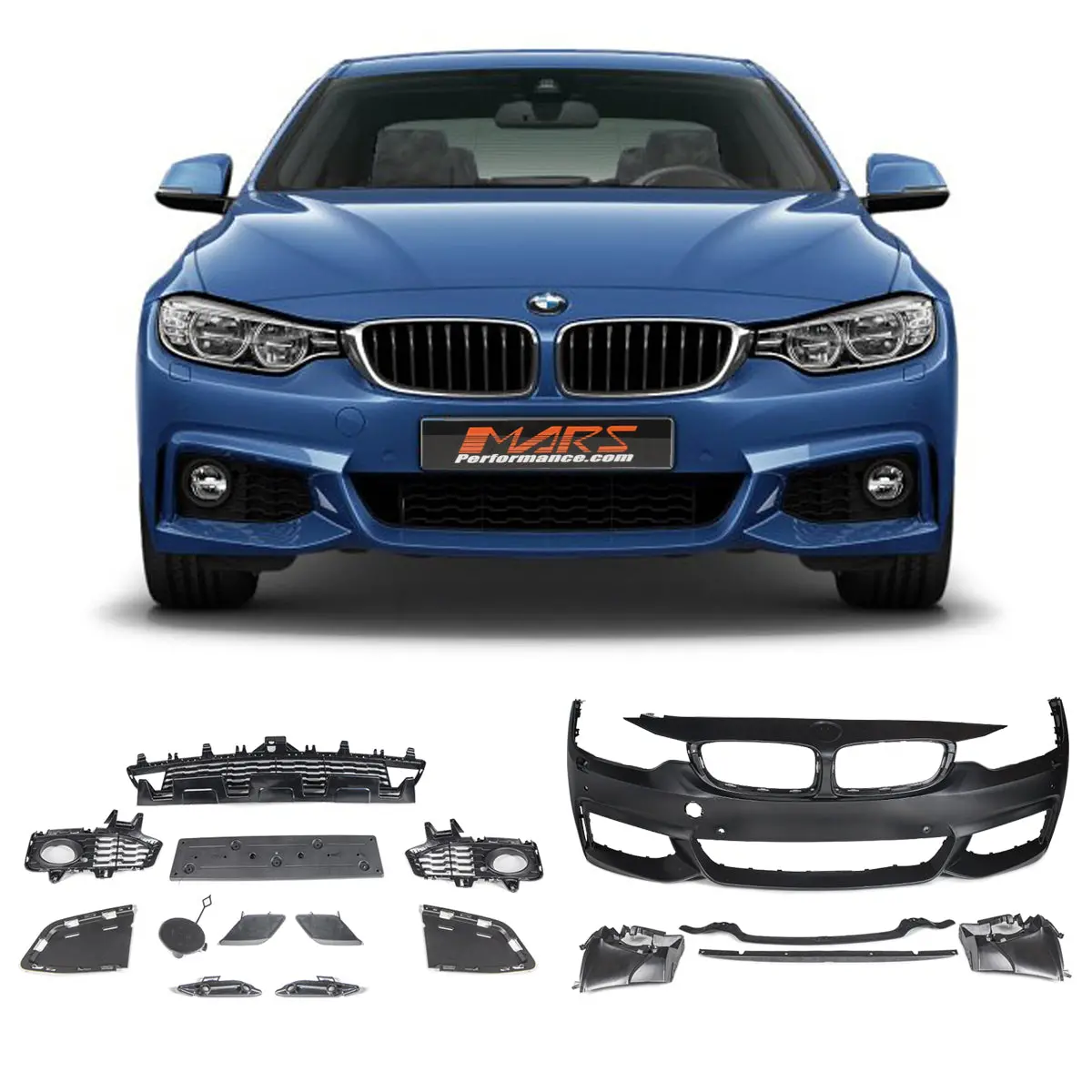 M Tech Sports Style Front Bumper Bar Bodykit For Bmw 4 Series F32 F33 F36 420I 420D 428I 430I 435I 440I 2013-2020 1