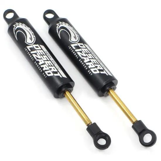 Yeah Racing Ddl-110Bk 110Mm Desert Lizard Two Stage Internal Spring Damper Pair Black For Crawler 1