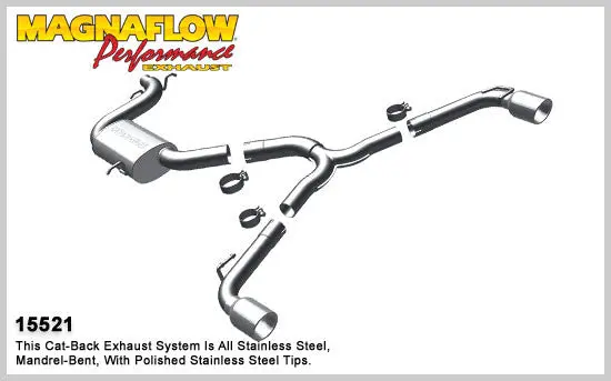 Magnaflow 2.5" Cat-Back Exhaust 1