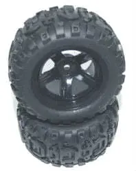 Redcat 16046K Truck Wheels Complete, Black 1