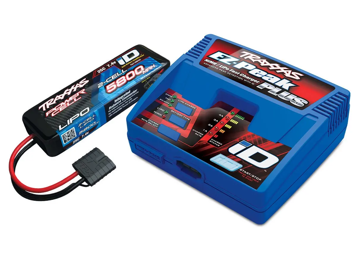 Traxxas 2992 - Battery/Charger Completer Pack (Includes #2970 Charger (1), #2843X 5800Mah 2-Cell Lipo (1)) 1