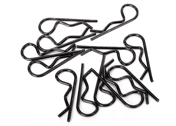 Traxxas 1834A - Body Clips, Black (12) (Standard Size) 1