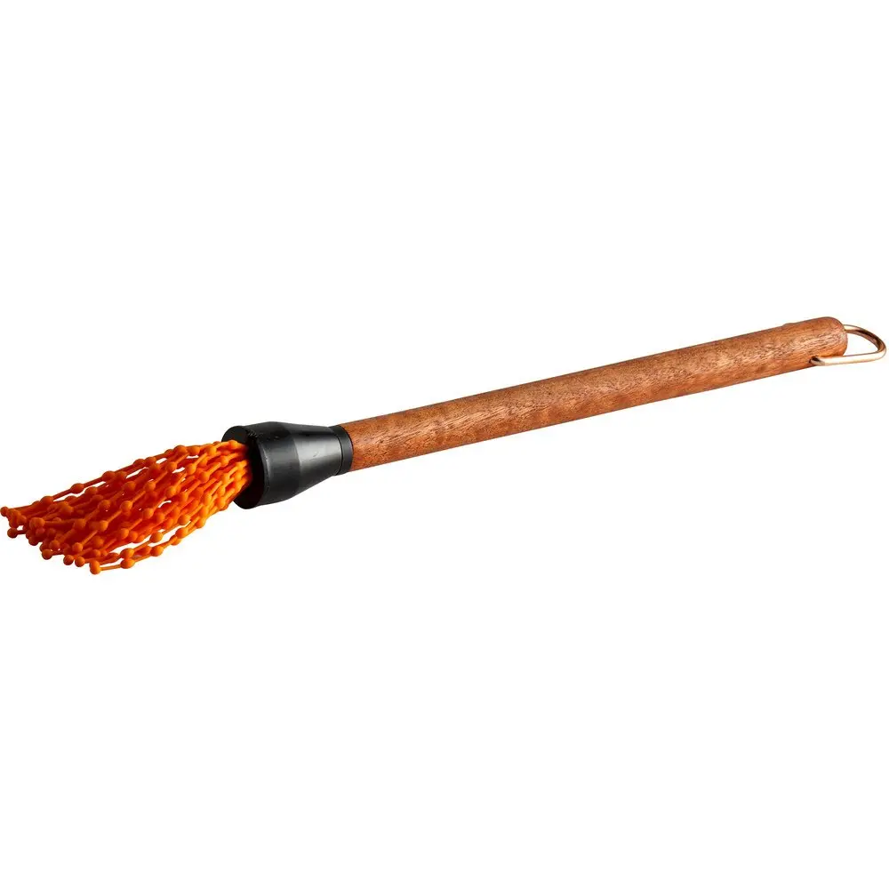 Fox Run Qb68 15" Silicone Bbq Mop Brush With Rosewood Handle 1