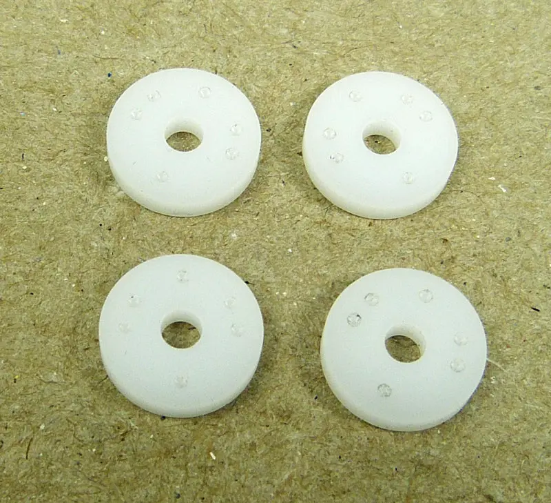 Custom Works 1875 Machined Delrin Big Bore Pistons - Blank (4) 1