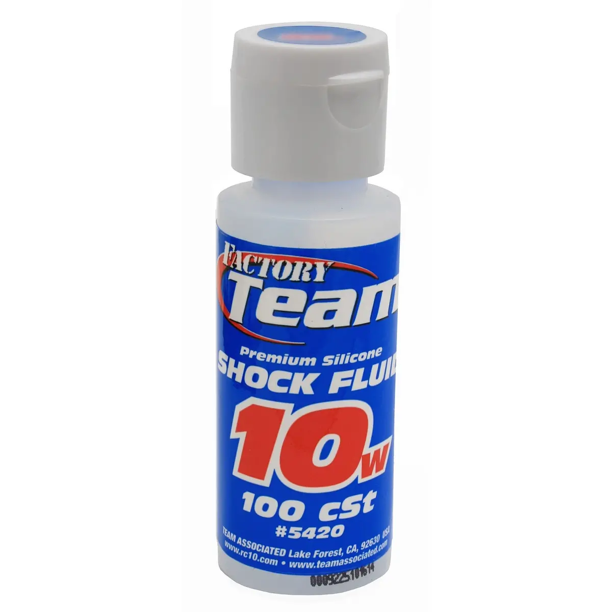 Team Associated 5420 10 Weight Silicone Shock Oil, 2 Oz 1