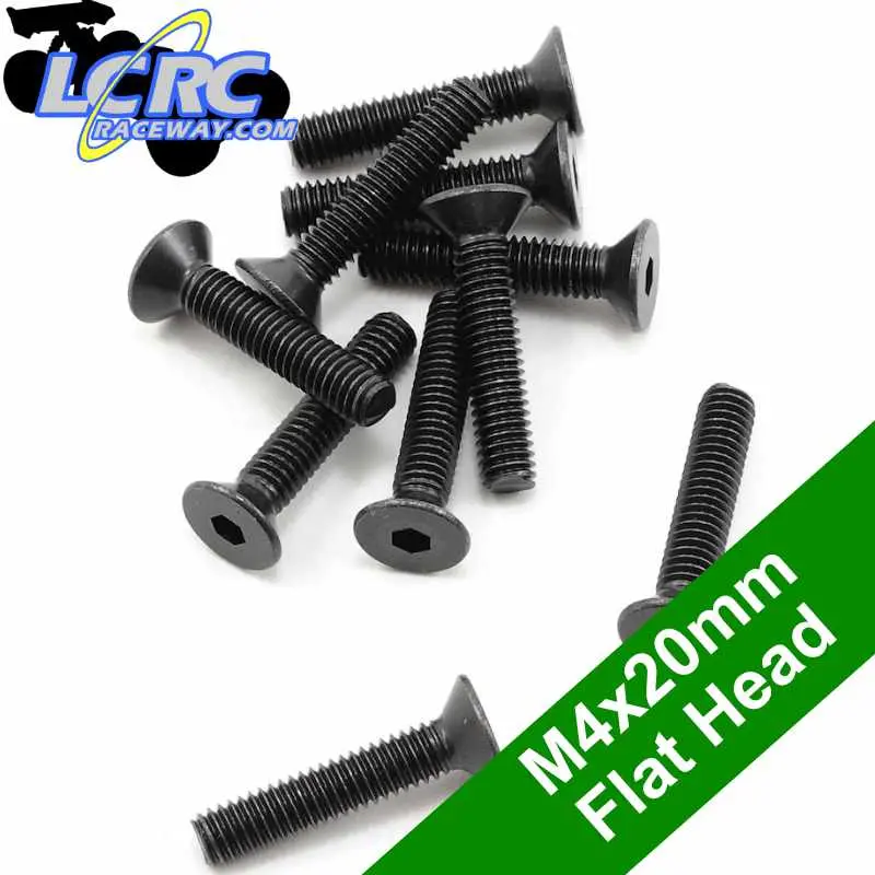Protek Rc Ptk-H-2308 4X20mm Flat Head Screws 1
