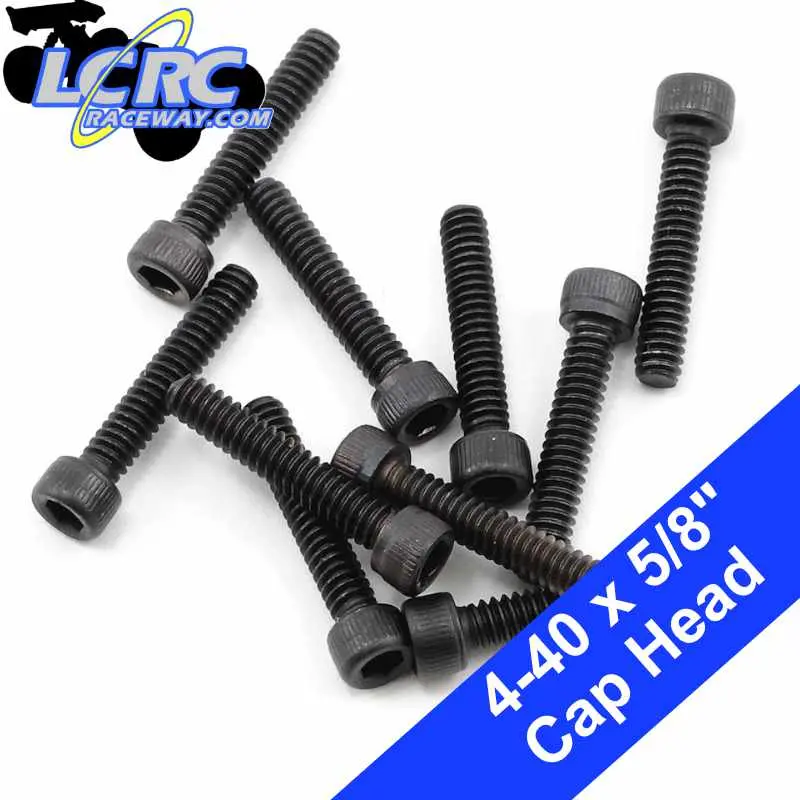 Protek Rc Ptk-H-6206 4-40 X 5/8"Cap Head Screws (10) 1