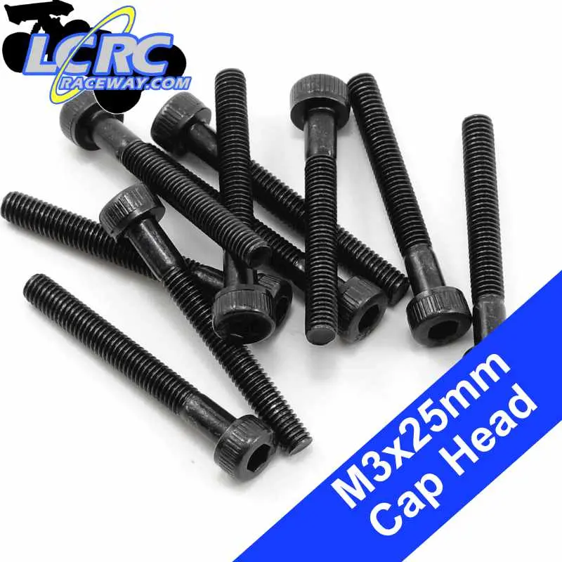 Protek Rc Ptk-H-1211  3X25mm Cap Head Cap Screws (10) 1