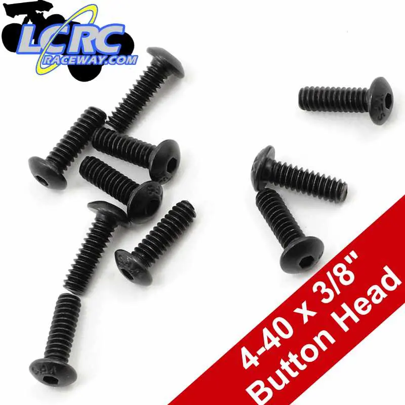Protek Rc Ptk-H-8104 4-40 X 3/8" Button Head Screws (10) 1