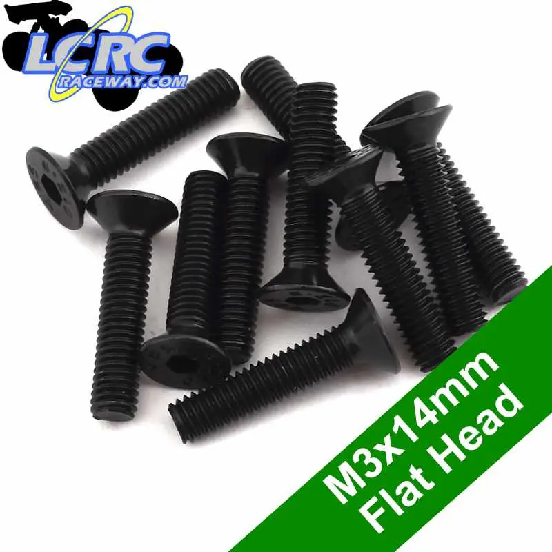 Protek Rc Ptk-H-2205 3X14mm Flat Head Screws 1