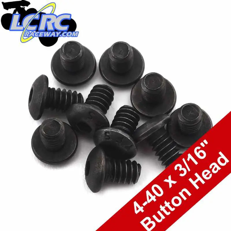 Protek Rc Ptk-H-8101 4-40 X 3/16" Button Head Screws (10) 1