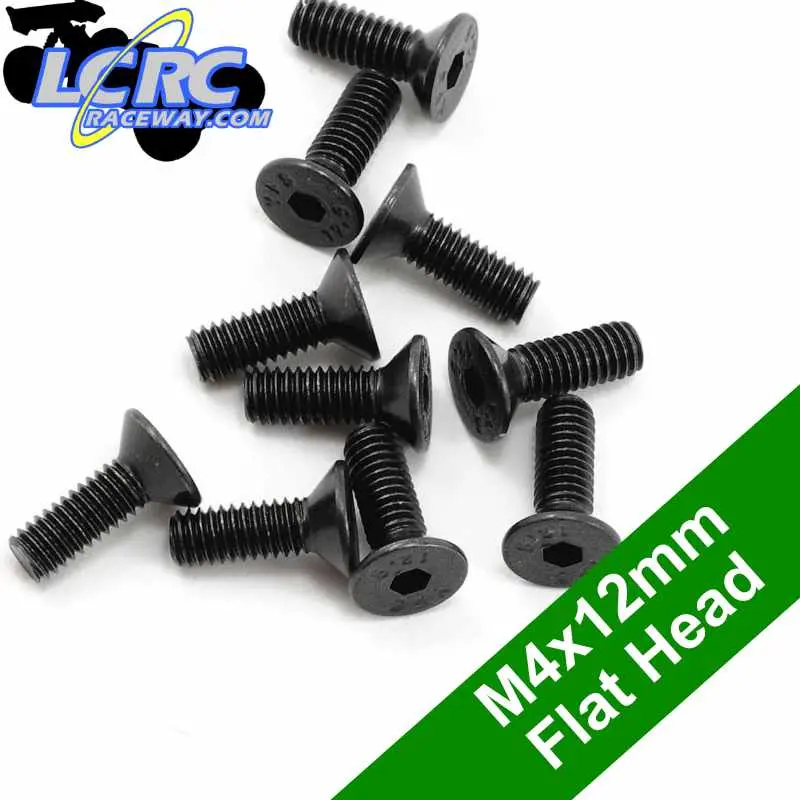 Protek Rc Ptk-H-2303 4X12mm Flat Head Screws 1