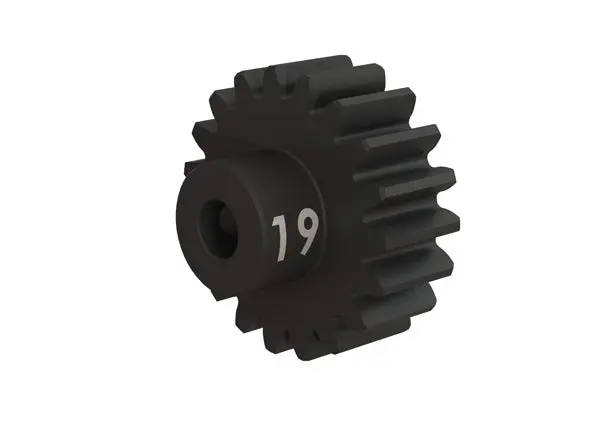 Traxxas 3949X - Gear, 19-T Pinion (32-P), Heavy Duty (Machined, Hardened Steel)/ Set Screw 1