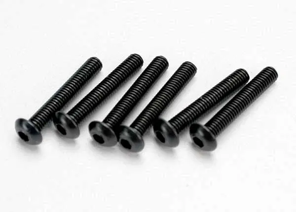 Traxxas 2583 Screws, 3X18mm Button-Head Machine (Hex Drive) (6) 0.02 1