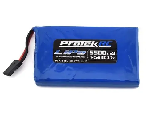 Protek Rc Ptk-5550 Rc 1S High Capacity Sanwa M17 Lipo Transmitter Battery (3.7V/5500Mah) 1