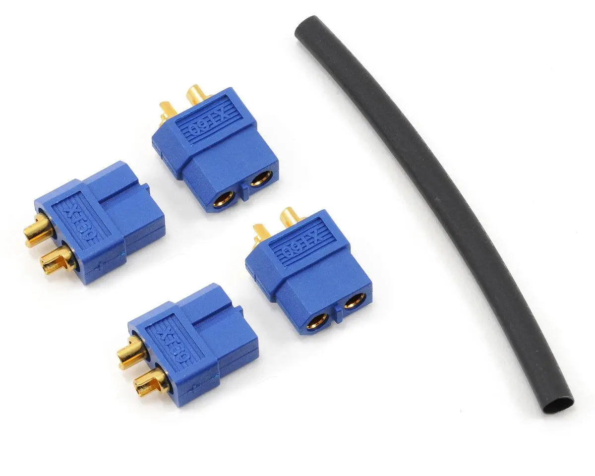Protek Rc Ptk-5028  3.5Mm "Trucurrent" Xt60 Polarized Battery Connectors (4 Female) 1