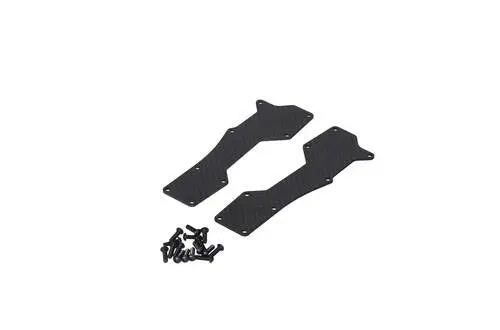 Hb Racing 20462 Front Carbon Arm Stiffener Set 1