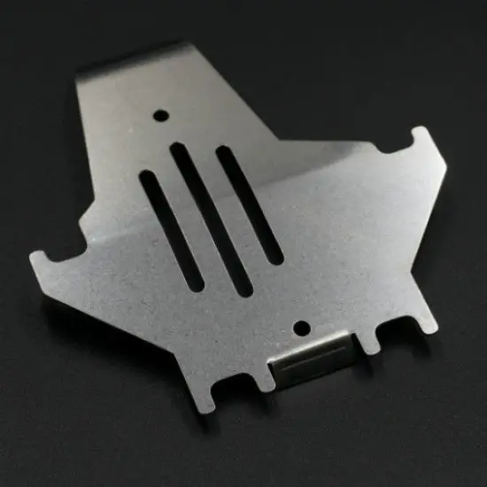 Yeah Racing Trx4-039 Stainless Steel Skid Plate For Traxxas Trx-4 Trx-6 Silver 1