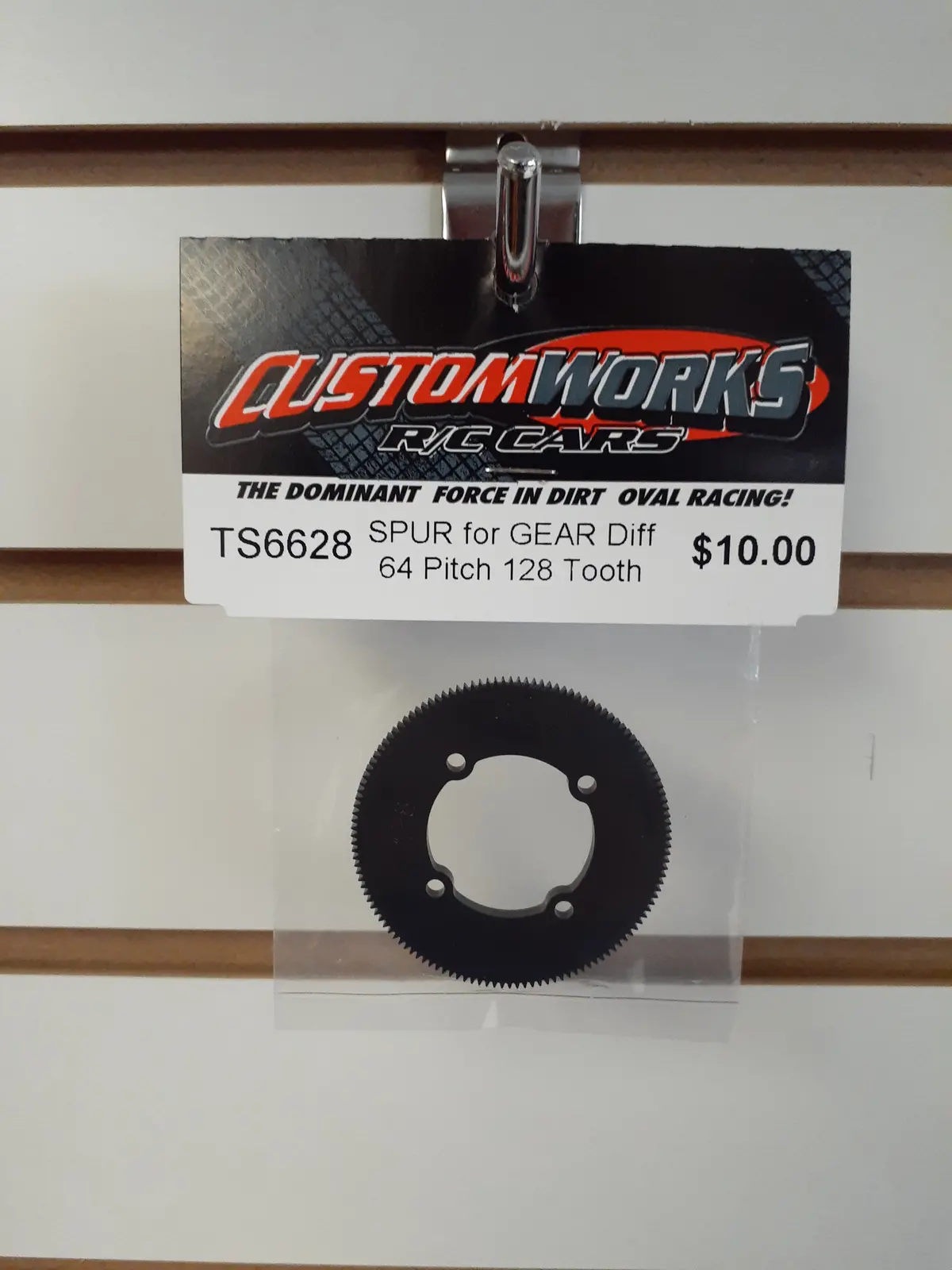 Custom Works Ts6628 Spur For Gear Diff 64 Pitch 128 Tooth 1