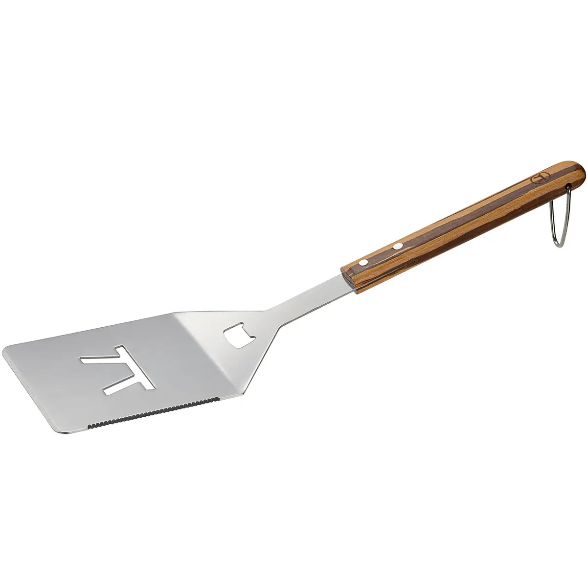 Spatula 18" Stainless Steel Turner With Tiger Bamboo Handle 1