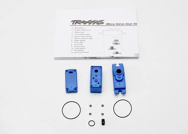 Traxxas 2081 - Servo Case/ Gaskets (For 2080 Micro Waterproof Servo) 1