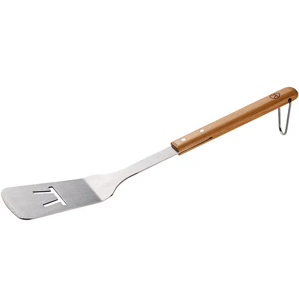 Spatula 18" Stainless Steel Turner With Bamboo Handle 1