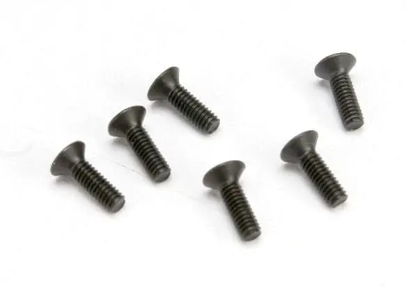 Traxxas 2524 - Screws, 2.5X8mm Countersunk Machine (Hex Drive) (6) 1