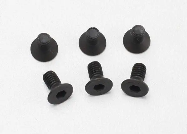 Traxxas 2534 - Screws, 3X6mm Countersunk Machine (6) (Hex Drive) 1