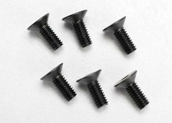 Traxxas 2535 - Screws, 4X10mm Countersunk Machine (Hex Drive) (6) 1
