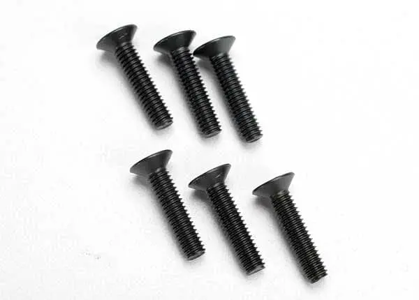 Traxxas 2547 - Screws, 4X18mm Countersunk Machine (Hex Drive) (6) 1