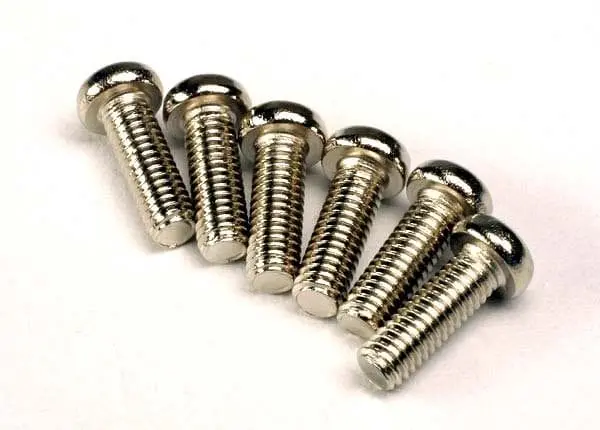Traxxas 2562 - Screws, 2.6X8mm Roundhead Machine (6) 1