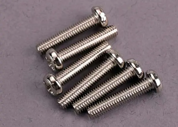 Traxxas 2563 - Screws, 3X15mm Roundhead Machine (6) 1