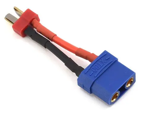 Protek Rc Ptk-5058 Xt90 To T-Style Adapter (Female Xt90/Male T-Style) 1