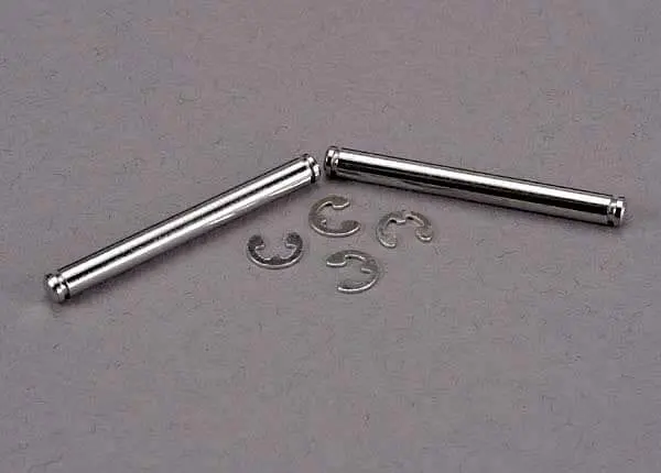 Traxxas 2637 - Suspension Pins, 31.5Mm, Chrome (2) W/ E-Clips (4) 1