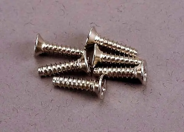 Traxxas 2648 - Screws, 3X12mm Countersunk Self-Tapping (6) 1