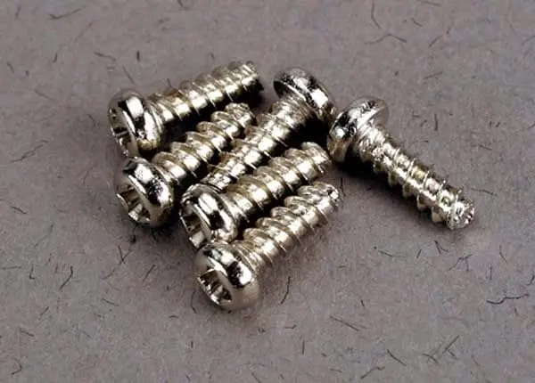 Traxxas 2674 - Screws, 2X6mm Roundhead Self-Tapping (6) 1